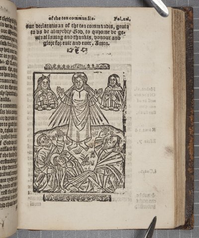 Fol 91, from The Catechisme, 1552 by Scottish School